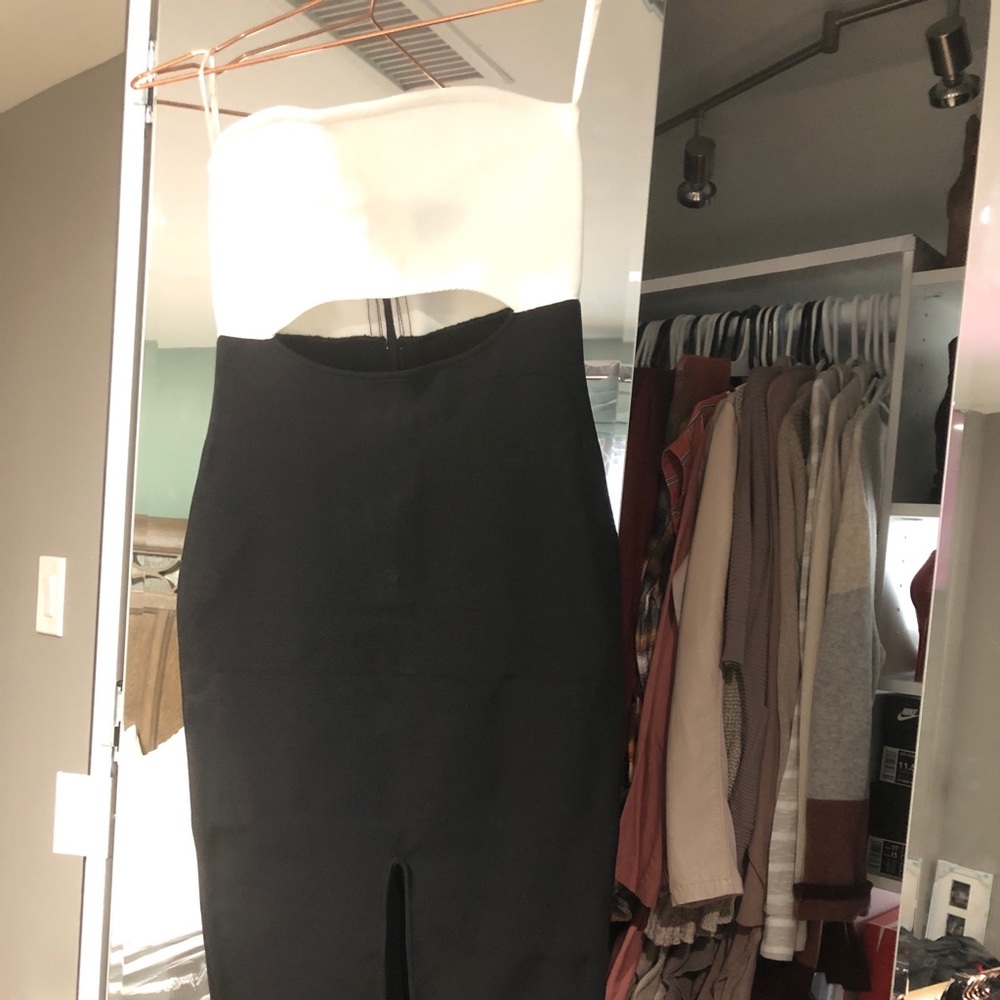 Strapless dress